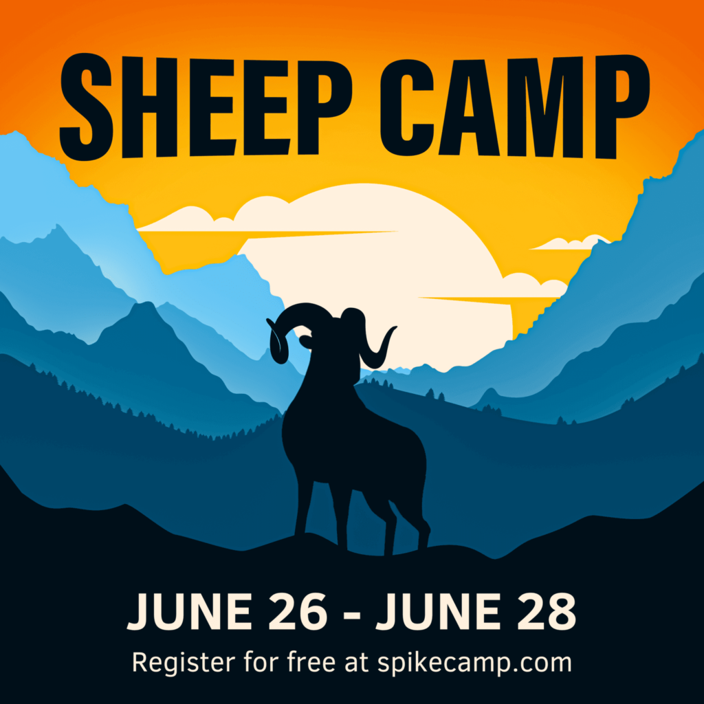 Sheep Camp graphic.